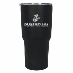 Brand new 🎉 Great-American-Products Travel Cups U.S. Marines Twist Travel Tumbler - Black 😍