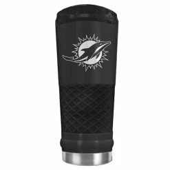 Best deal ✨ Great-American-Products Travel Cups NFL Miami Dolphins 🧥 Coated Stainless Steel Tumbler ✔️