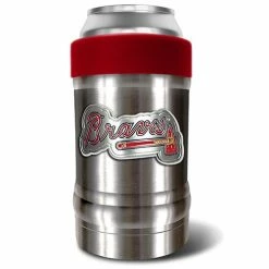 Cheap 👍 Great-American-Products Koozie & Can Holders MLB Atlanta Braves Vacuum Insulated Steel Can Holder ⌛