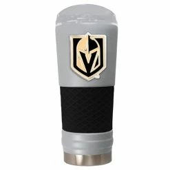 Brand new ✔️ Great-American-Products Travel Cups NHL Vegas Golden Knights DRAFT Powder 🧥 Coated Steel Tumbler 🧨