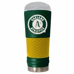 Brand new ✔️ Great-American-Products Travel Cups MLB Oakland Athletics DRAFT Powder 🧥 Coated Stainless Steel Tumbler 🧨
