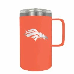 New ✔️ Great-American-Products Travel Cups Great American Products 18oz. Denver Broncos Hustle Mug 🎉