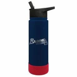 Outlet 🛒 Great-American-Products Water Bottles Great American Products 24oz. Jr. Atlanta Braves Water Bottle 🧨