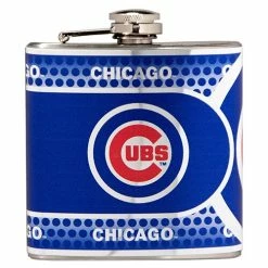 Best Pirce 😉 Great-American-Products Flasks MLB Chicago Cubs 6oz Stainless Steel Flask 🎁