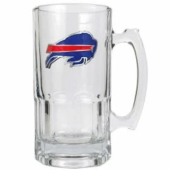 New 🔥 Great-American-Products Beer Glasses NFL Buffalo Bills 32oz. Macho Mug 👍