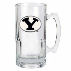 Brand new 🎉 Great-American-Products Beer Glasses NCAA BYU Cougars Macho Glass Mug 🛒
