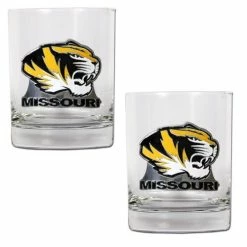 Best reviews of 🥰 Great-American-Products Cocktail Glasses NCAA Missouri Tigers 2pc. Rocks Glass Set 🧨