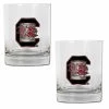 Hot Sale 🎉 Great-American-Products Cocktail Glasses NCAA South Carolina Gamecocks 2pc. Rocks Glass Set 😉