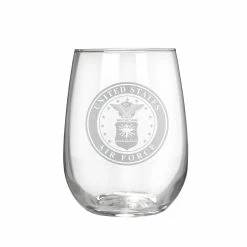 Brand new ⌛ Great-American-Products Wine Glasses U.S. Air Force Stemless Wine Glass 🥰