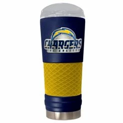 Best Sale 👏 Great-American-Products Travel Cups NFL Los Angeles Chargers DRAFT Powder 🧥 Coated Steel Tumbler 🔔
