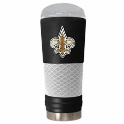 Best Pirce 🌟 Great-American-Products Travel Cups NFL New Orleans Saints DRAFT Powder 🧥 Coated Steel Tumbler ✔️