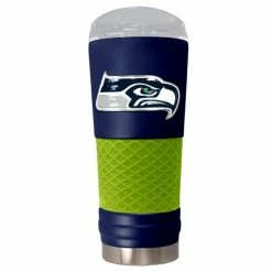 Best deal 🌟 Great-American-Products Travel Cups NFL Seattle Seahawks DRAFT Stainless Steel Blue/Green Tumbler ✨