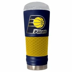 Best Pirce 🔔 Great-American-Products Travel Cups NBA Indiana Pacers DRAFT Powdered 🧥 Coated Stainless Steel Tumbler ✔️