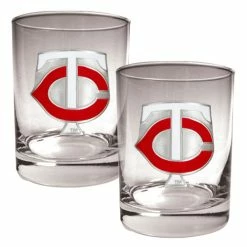 Best reviews of ✨ Great-American-Products Cocktail Glasses MLB Minnesota Twins 2pc. Rocks Glass Set ✨