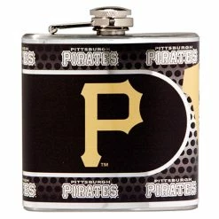 Best deal 🎁 Great-American-Products Flasks MLB Pittsburgh Pirates Stainless Steel Flask 👍