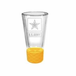 Cheap 🌟 Great-American-Products Cocktail Glasses U.S. Army Cheer Shot Glass 🧨