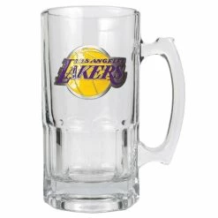 Cheap ⌛ Great-American-Products Mugs Great American Products NBA Los Angeles Lakers Glass Macho Mug 🤩