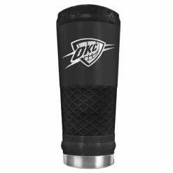 Best Sale 👍 Great-American-Products Travel Cups NBA Oklahoma City Thunder Powder 🧥 Coated Stainless Steel Tumbler ⌛