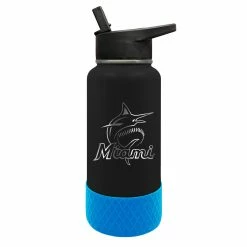 Cheapest 👍 Great-American-Products Water Bottles Great American Products 32oz. Miami Marlins Water Bottle 🤩