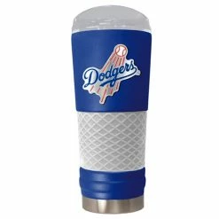 Cheapest 💯 Great-American-Products Travel Cups MLB Los Angeles Dodgers DRAFT Powder 🧥 Coated Steel Tumbler 🎁