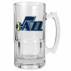 Cheap 🧨 Great-American-Products Mugs Great American Products NBA Utah Jazz Glass Macho Mug 🔔