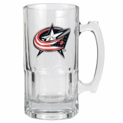 Cheapest 😉 Great-American-Products Mugs Great American Products NHL Columbus Blue Jackets Glass Macho Mug ⭐