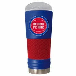 Best Pirce 🛒 Great-American-Products Travel Cups NBA Detroit Pistons DRAFT Powdered 🧥 Coated Stainless Steel Tumbler 🛒