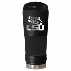 New ✔️ Great-American-Products Travel Cups NCAA LSU Tigers Powder 🧥 Coated Stainless Steel Tumbler 👍