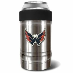 Cheap 💯 Great-American-Products Travel Cups NHL Washington Capitals Vacuum Insulated Can Holder 🥰