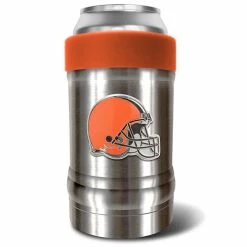 Outlet 😀 Great-American-Products Koozie & Can Holders NFL Cleveland Browns Vacuum Insulated Steel Can Holder 🔥