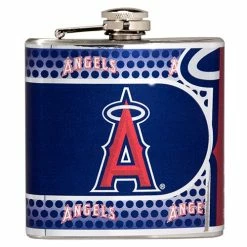 Best deal 🛒 Great-American-Products Flasks MLB Los Angeles Angels 6oz Stainless Steel Flask 🔔