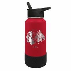 Discount 🧨 Great-American-Products Water Bottles Great American Products 32oz. Chicago Blackhawks Water Bottle 🔥