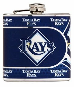 Buy 🎉 Great-American-Products Flasks MLB Tampa Bay Rays Stainless Steel Flask 💯