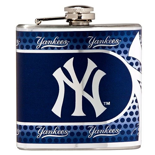 Wholesale ❤️ Great-American-Products Flasks MLB New York Yankees 6oz Stainless Steel Flask ✔️ 1 Wholesale ❤️ Great-American-Products Flasks MLB New York Yankees 6oz Stainless Steel Flask ✔️