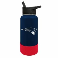 Discount ✔️ Great-American-Products Water Bottles Great American Products 32oz. New England Patriots Water Bottle 🛒