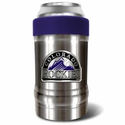 Promo 🌟 Great-American-Products Koozie & Can Holders MLB Colorado Rockies Vacuum Insulated Steel Can Holder 💯