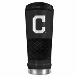 Flash Sale 🧨 Great-American-Products Travel Cups MLB Cleveland Guardians 🧥 Coated Stainless Steel Tumbler 😀
