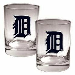 Top 10 🧨 Great-American-Products Cocktail Glasses MLB Detroit Tigers 2pc. Rocks Glass Set ✨
