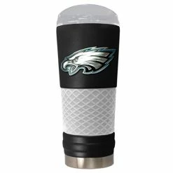 Promo 🎁 Great-American-Products Travel Cups NFL Philadelphia Eagles DRAFT Powder 🧥 Coated Steel Tumbler 🤩