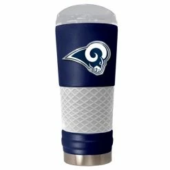 Wholesale ✨ Great-American-Products Travel Cups NFL Los Angeles Rams DRAFT Powder 🧥 Coated Stainless Steel Tumbler 😉