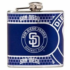 Wholesale 😍 Great-American-Products Flasks MLB San Diego Padres Stainless Steel Flask 🥰