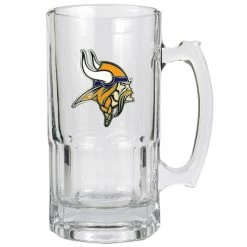 Cheapest 🤩 Great-American-Products Beer Glasses NFL Minnesota Vikings 32oz. Macho Mug ⭐