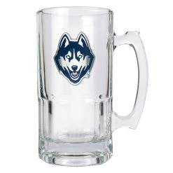 Discount 🎁 Great-American-Products Beer Glasses NCAA Connecticut Huskies Macho Glass Mug 🛒