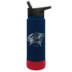Outlet 🤩 Great-American-Products Water Bottles Great American Products 24oz. Jr. Columbus Blue Jackets Bottle ✔️