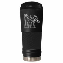 Outlet ⌛ Great-American-Products Travel Cups NCAA Memphis Tigers Powder 🧥 Coated Stainless Steel Tumbler 🥰