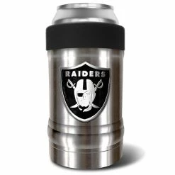 Cheapest ✨ Great-American-Products Koozie & Can Holders NFL Raiders Vacuum Insulated Can Holder - Black 😉