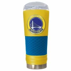 Outlet 💯 Great-American-Products Travel Cups NBA Golden State Warriors DRAFT Powdered 🧥 Coated Steel Tumbler 🛒