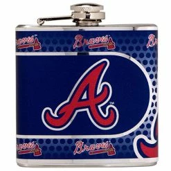 Flash Sale ✔️ Great-American-Products Flasks MLB Atlanta Braves 6oz Stainless Steel Flask ✔️