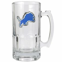 Buy 😀 Great-American-Products Beer Glasses NFL Detroit Lions 32oz. Macho Mug 🎉