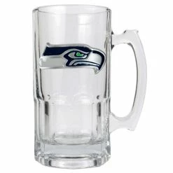 Outlet 😉 Great-American-Products Beer Glasses NFL Seattle Seahawks 32oz. Macho Mug 😍
